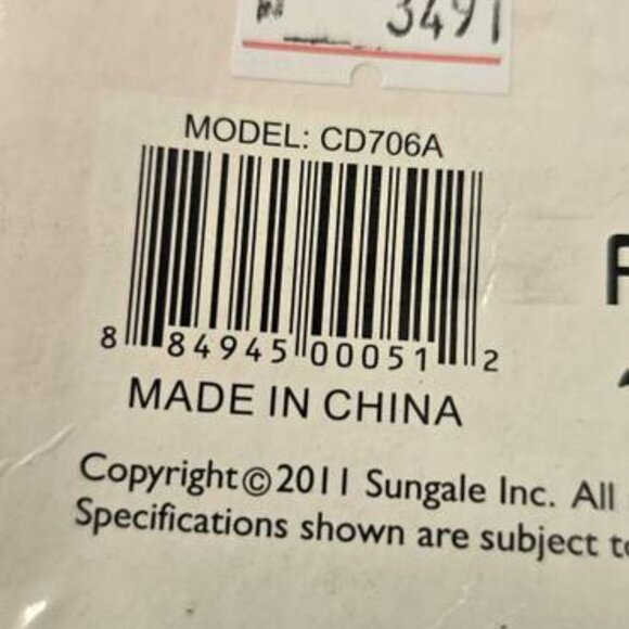 Sungale CD706A LCD Reader and Digital Album With Built-in Lithium Battery and Sp - Picture 4 of 4